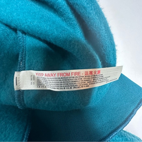 Last Chance NEW Free People Movement Care Charm Sweatshirt teal small - Picture 14 of 16